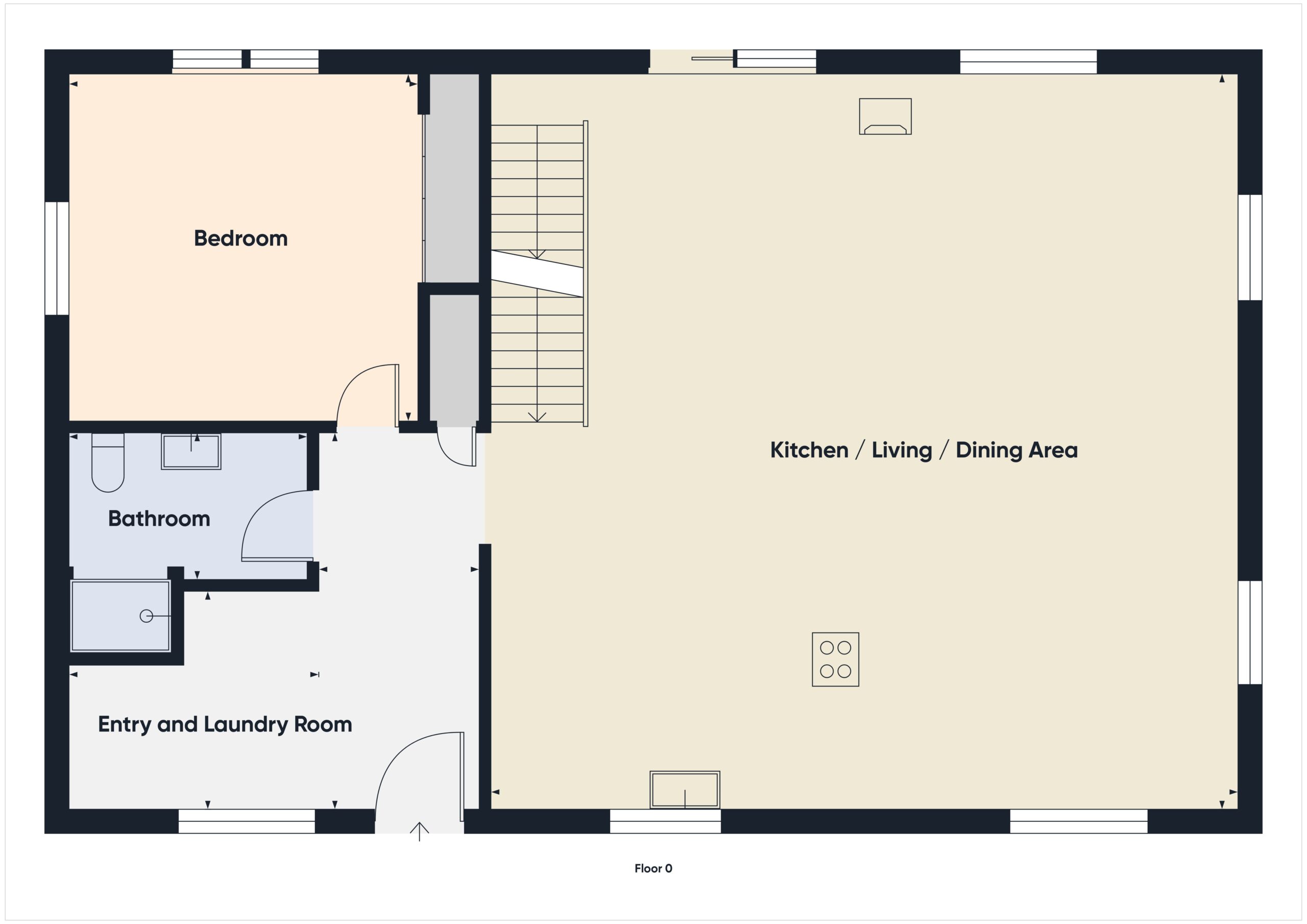 main level floor plan