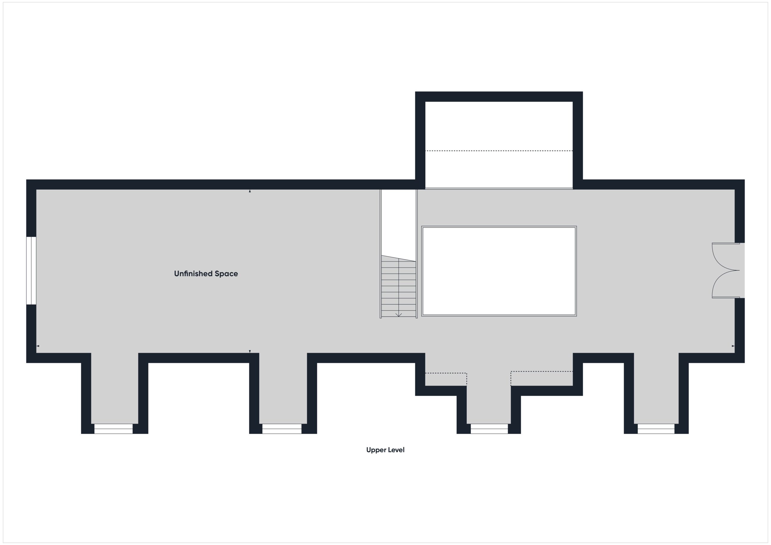 Det Garage - Upper Level - Floor Plan