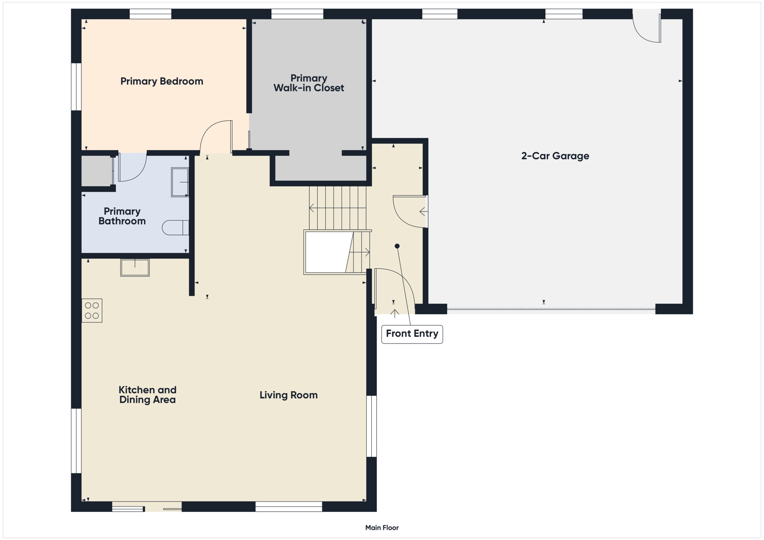 Main Level - Floor Plan